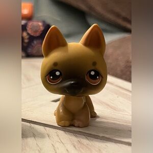 authentic littlest pet shop #61 - german shepherd